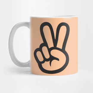 Simple Peace Hand Mug